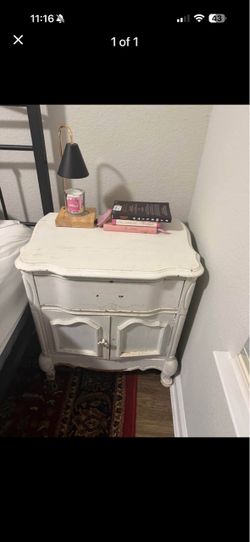 White French Provincial Nightstand