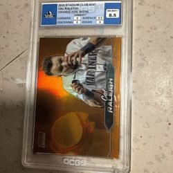 Cal Raleigh Orange Wave /99