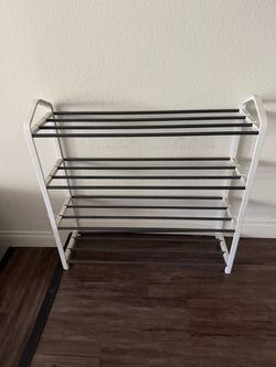 4-Tier Shoe Rack Organizer