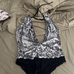 Sequence Halter Top Bodysuit