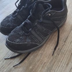 Black Athletic Walking Shoes 