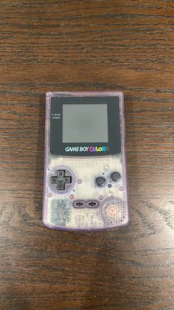 Transparent purple Gameboy Color