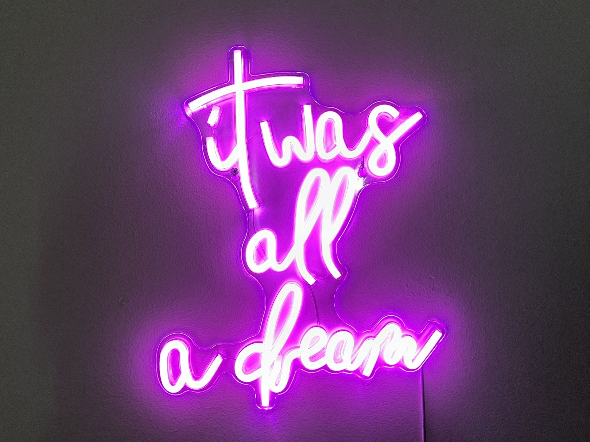 Pink Neon Sign