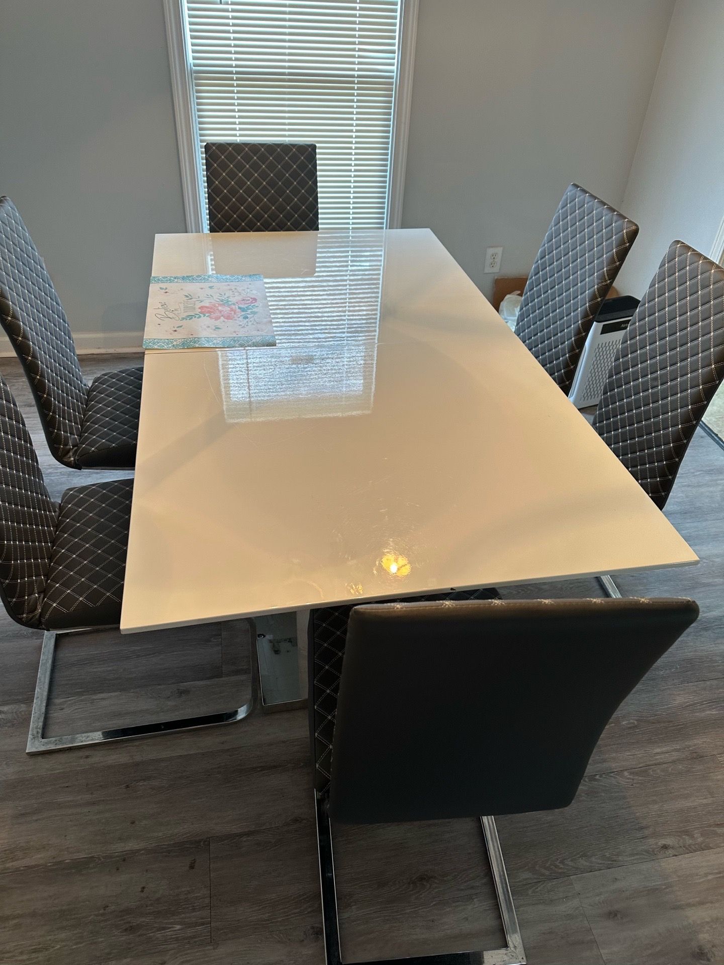 Dinette Table and Six Chairs