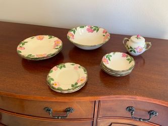 Franciscan Desert Rose dish set