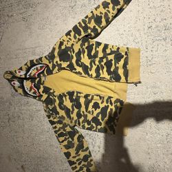 Bape Camouflage Zip Up Hoodie