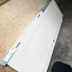 Builders Choice 30 in. x 80 in. 1-Panel Shaker Solid Core Primed Pine Interior Door Slab