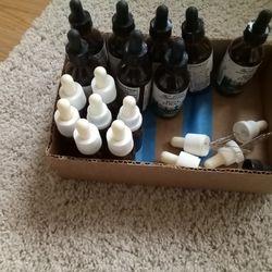 Free Glass Dropper Bottles