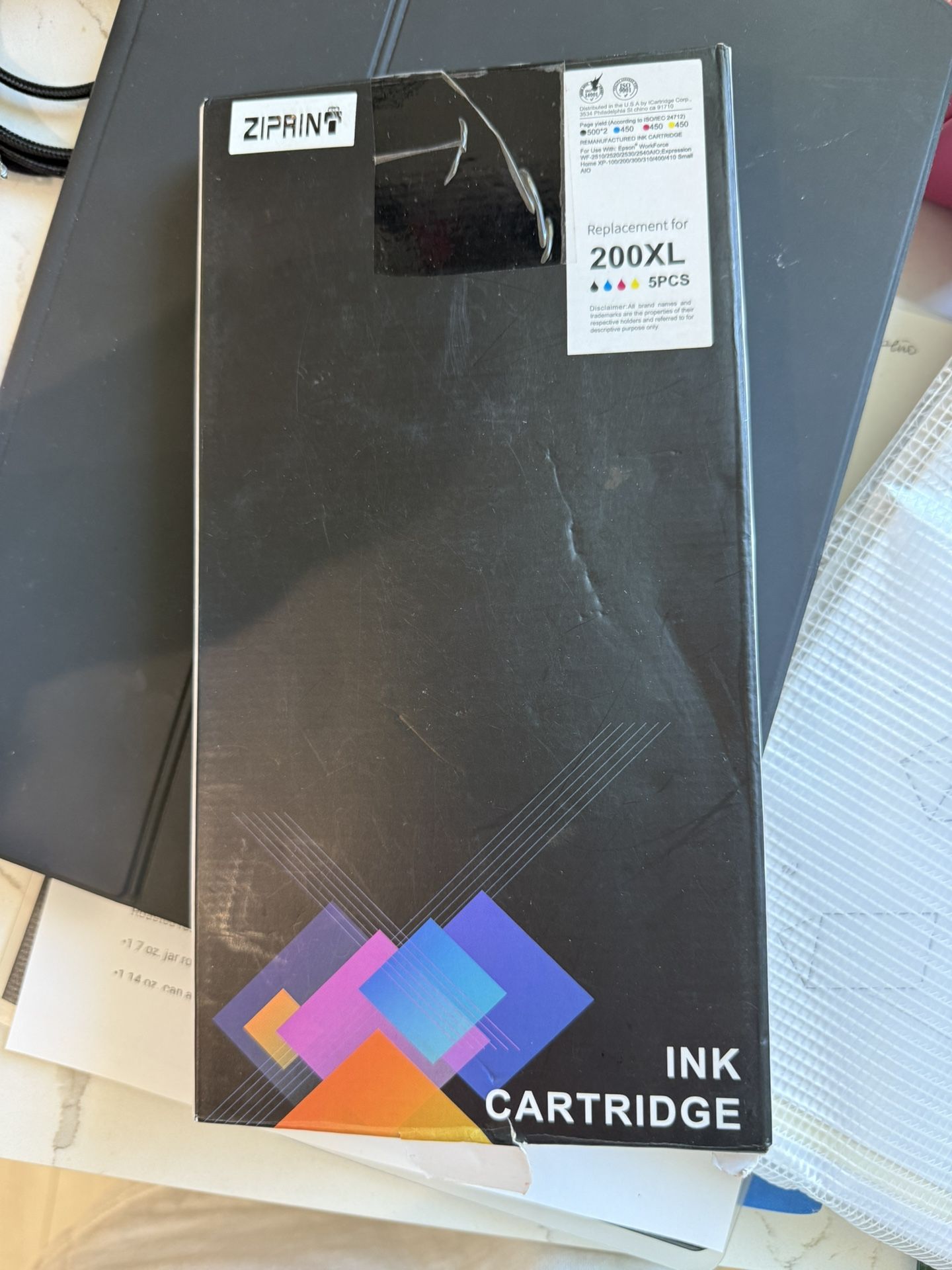 ZIPRINT Remanufactured for 200 Ink Cartridge Replacement for Epson 200XL T200XL Ink Combo Pack for XP-410 WF-2540 WF-2530 XP-310 XP-400 Printer (2 Bla