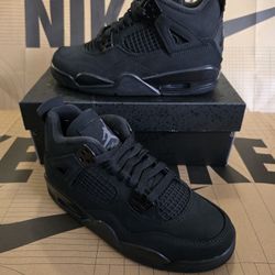Air Jordan 4 Retro GS Black Cat 2025  Size 4.5/Women's Size 6