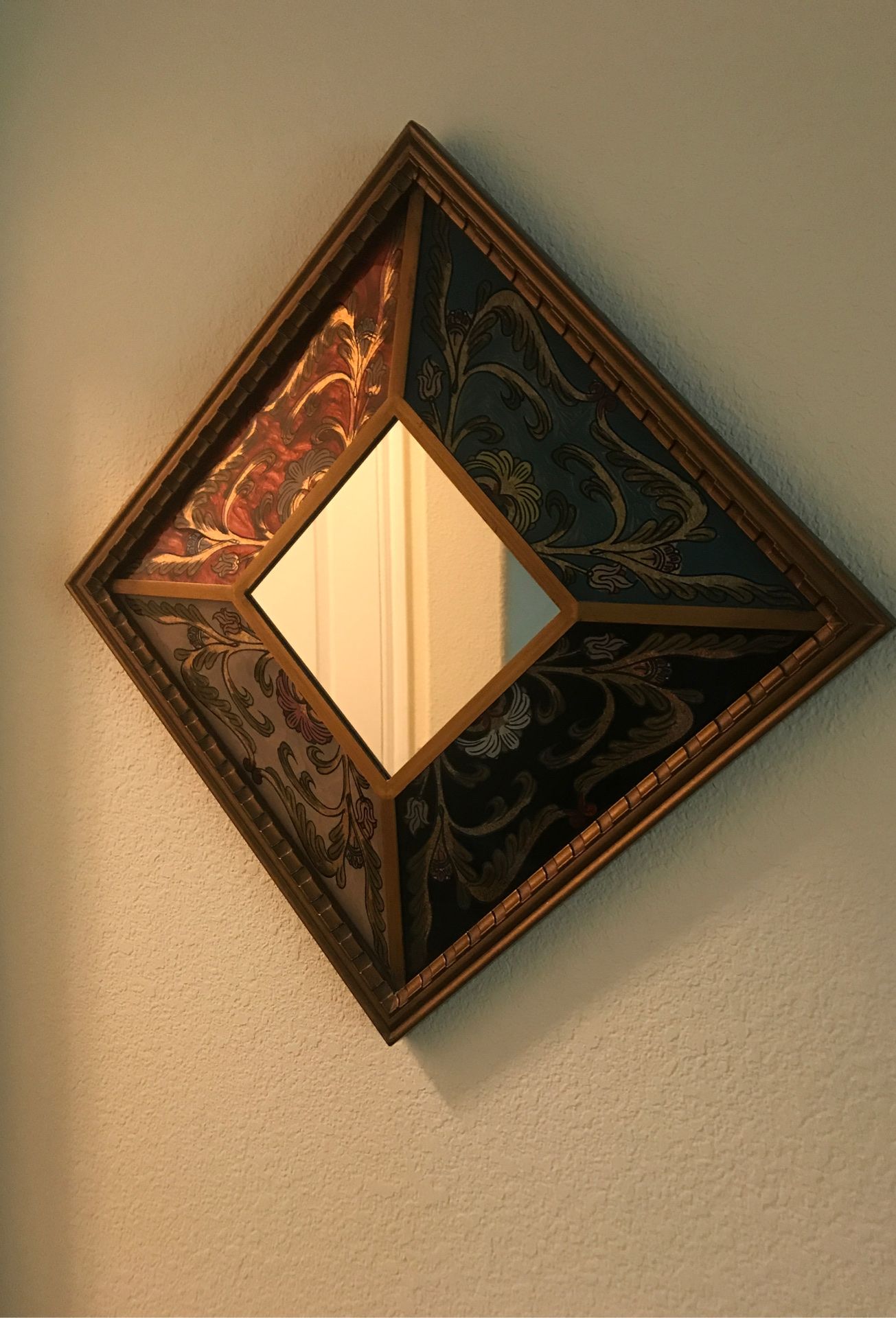 16” square wall mirror