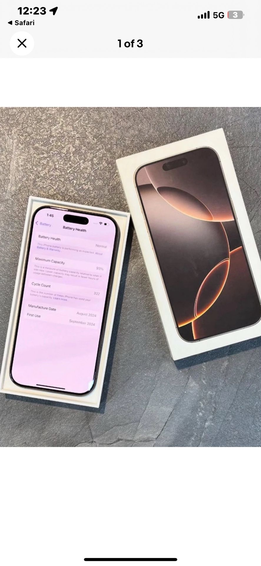 iPhone 16 Pro Max Unlocked 1 TB