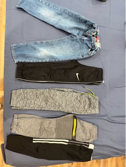 Lot of boys long sports pants and jeans 4-5t