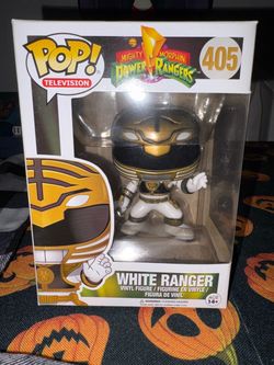 Funko Pop White Ranger Mighty Morphin Power Rangers #405