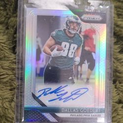 Dallas Goedert Autographed Card