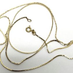 14k Gold Cobra Link Chain