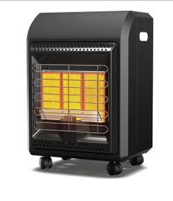 Propane Heater Outdoor 18000 BTU Portable Tank Heater Cordless
with ODS & Tip-over Protection, Heat Up To 450 Sq.Ft, For Garage Yards Camping Patio