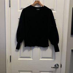 Express Thick  Sweater Size XS BLACK 