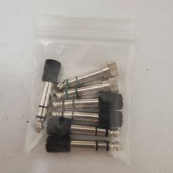 3.5 to 6.3 Adapters For Guitars Amps DJ Etc