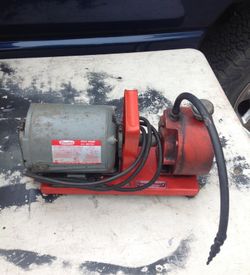 Marvac scientific vac pump Dayton 1/4 hp motor