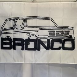 Ford Bronco Wall Flag (3’x5’)