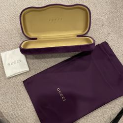 Gucci velvet Sunglass Case - New 