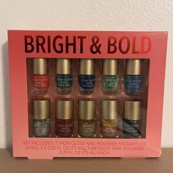 Bright & Bold Nail Polish Set 