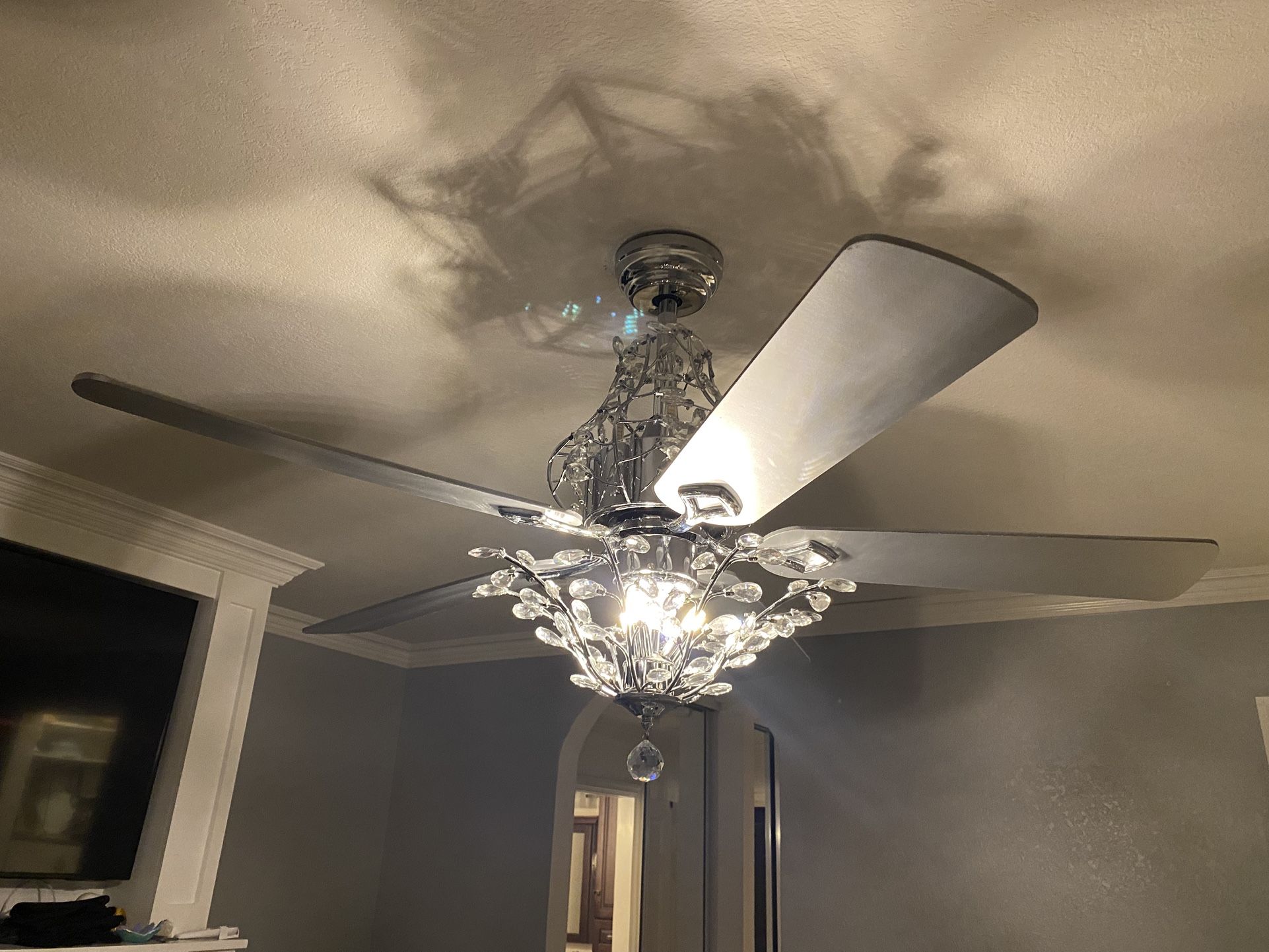 Silver Crystal fan