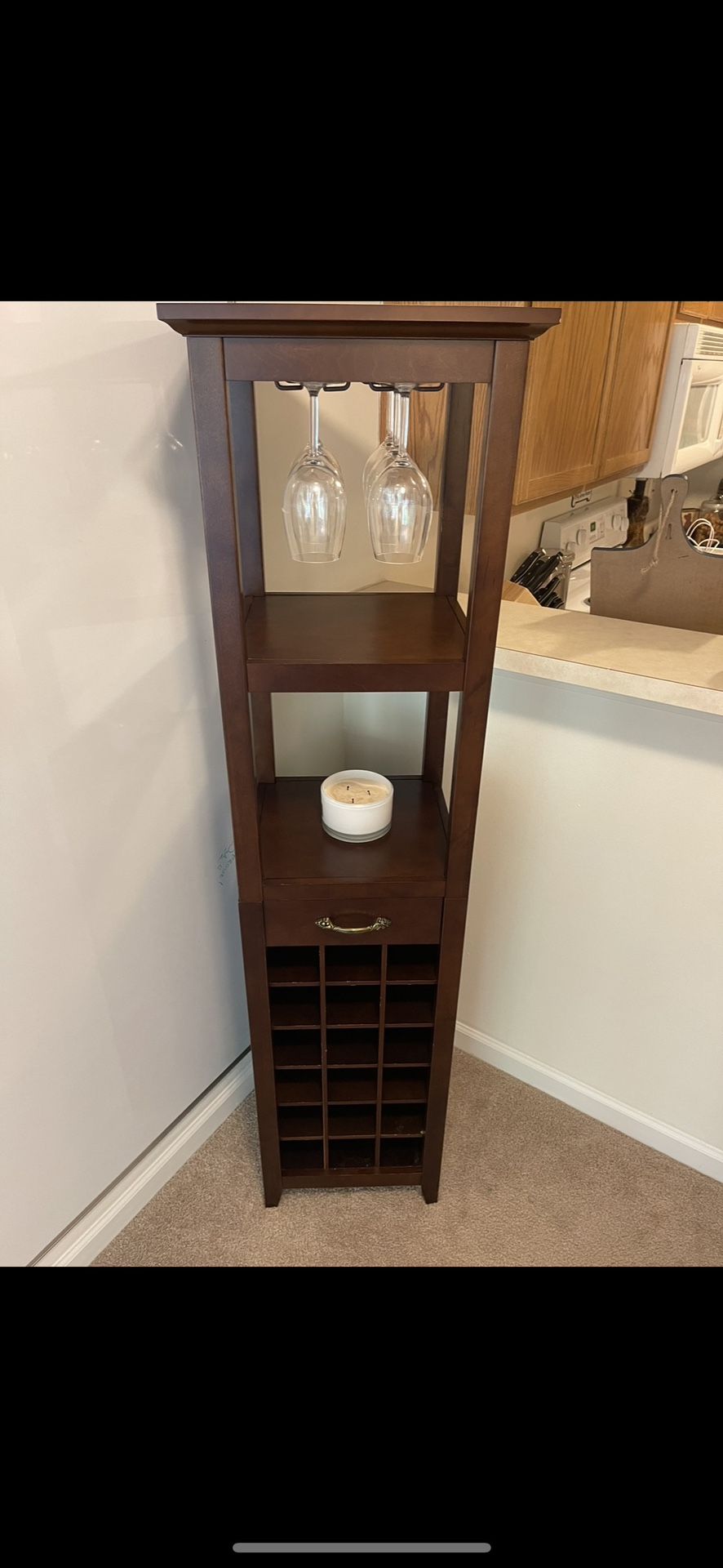 18 Bottle Wine Bar/Wine Rack