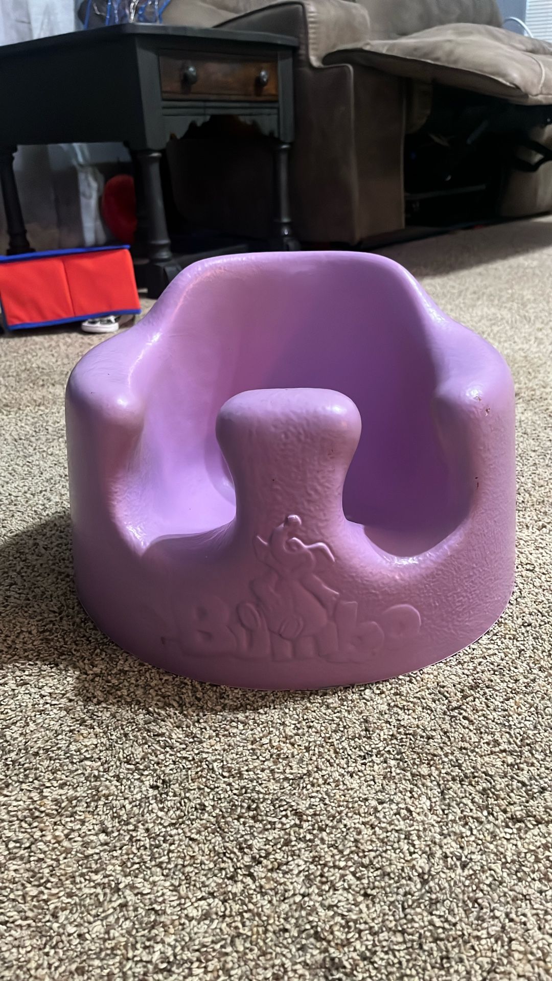 Purple Bumbo chair