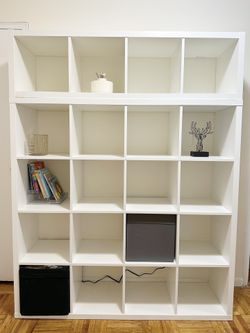 White Kallax Shelf Unit