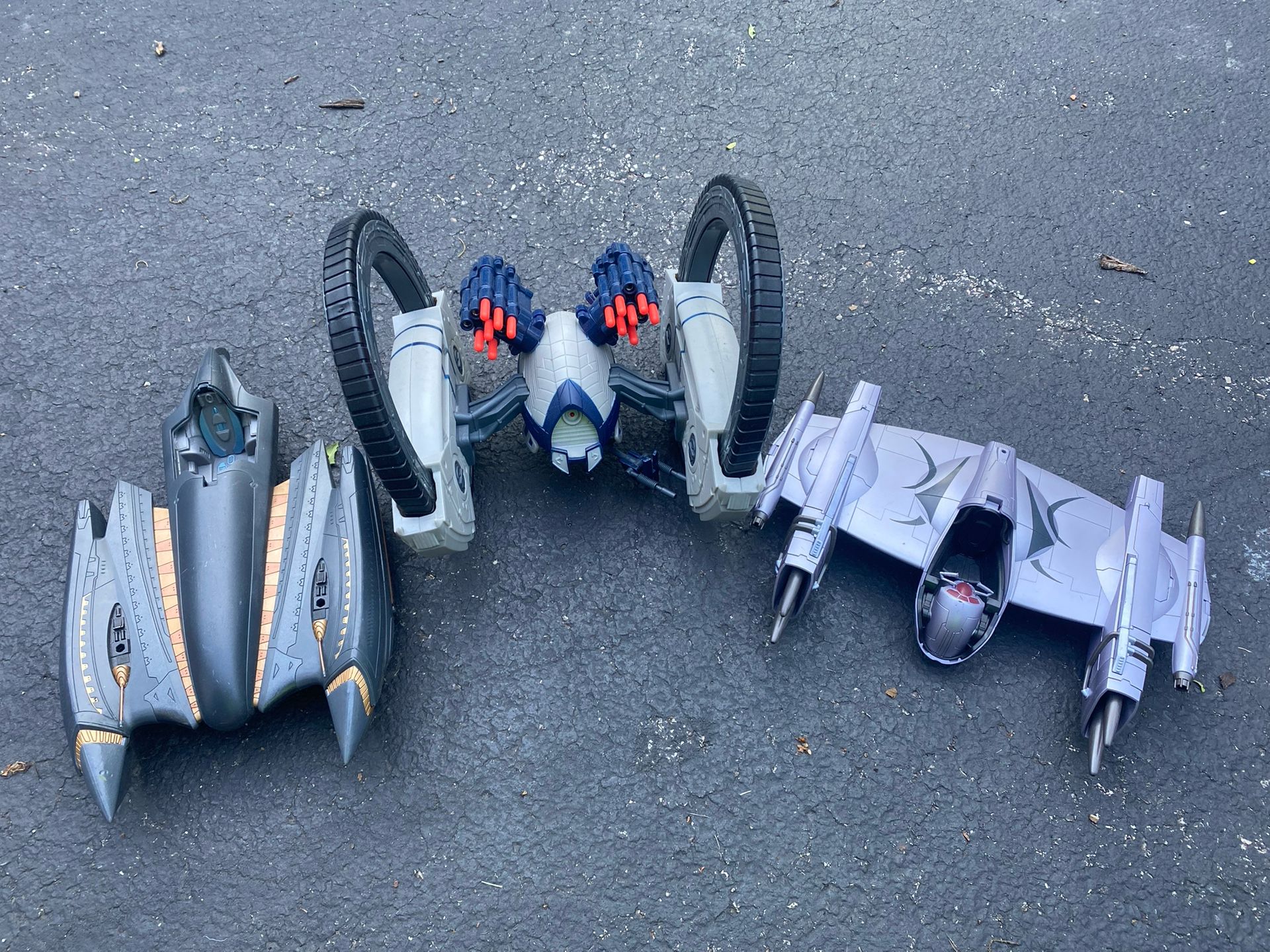 Star Wars separatist vehicle lot hailfire tank grevious magna guard starfighters