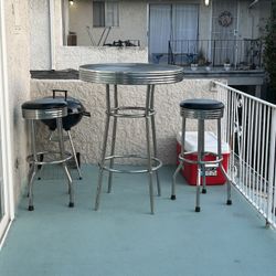 Bar Table With Stools