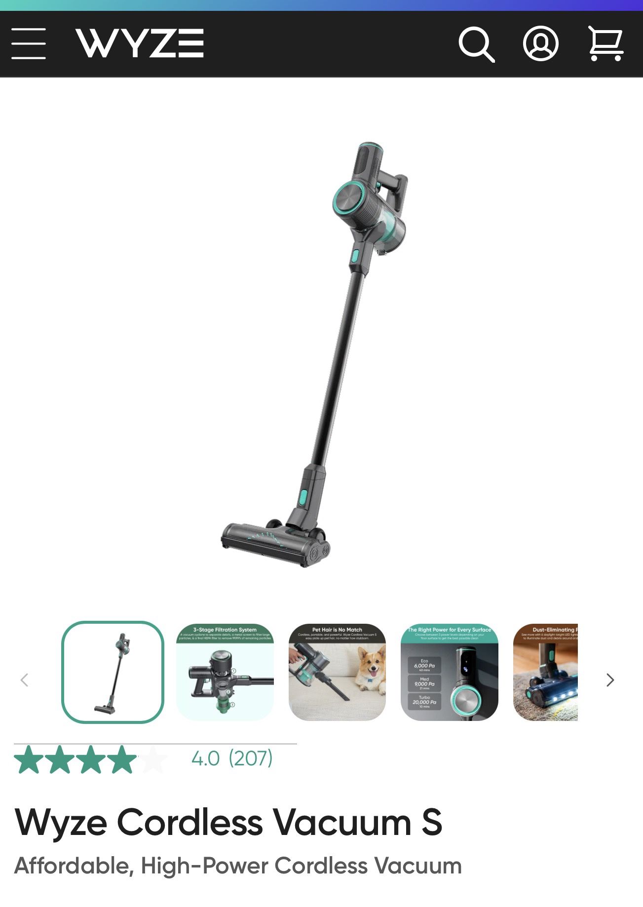 Wyze Cordless Vacuum S