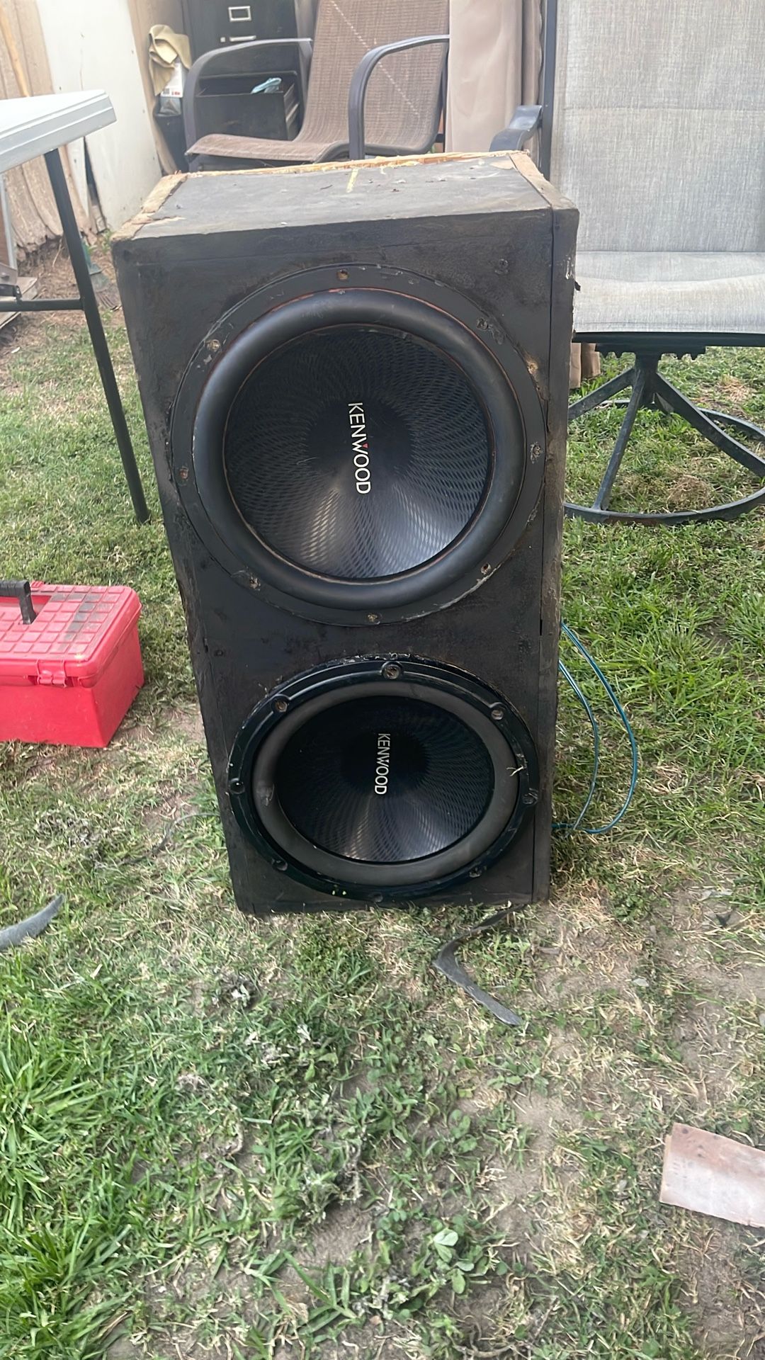 Speakers Kenwood 12s Wt Amp Lanzar 2000wtts