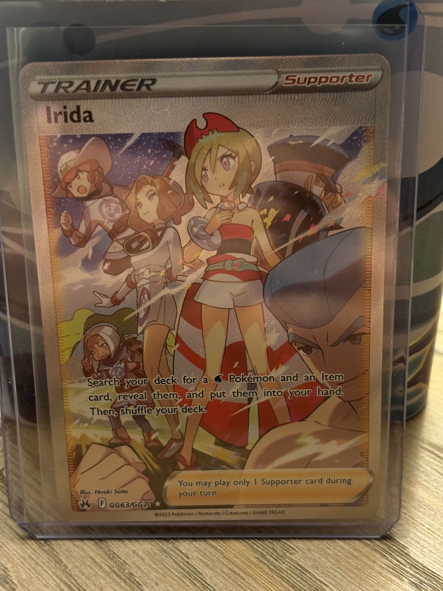 Holo Irida GG63/GG70 Ultra Rare Crown Zenith: Galarian Gallery Pokemon TCG
