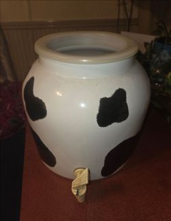 Water Dispenser In Cow Print