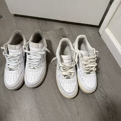 White Low Air Force 1 Sneakers 