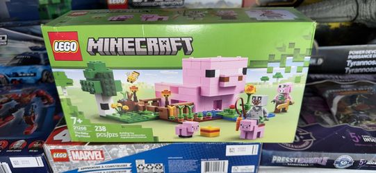 LEGO Minecraft The Baby Pig House Toy Figures and Building Playset 21268