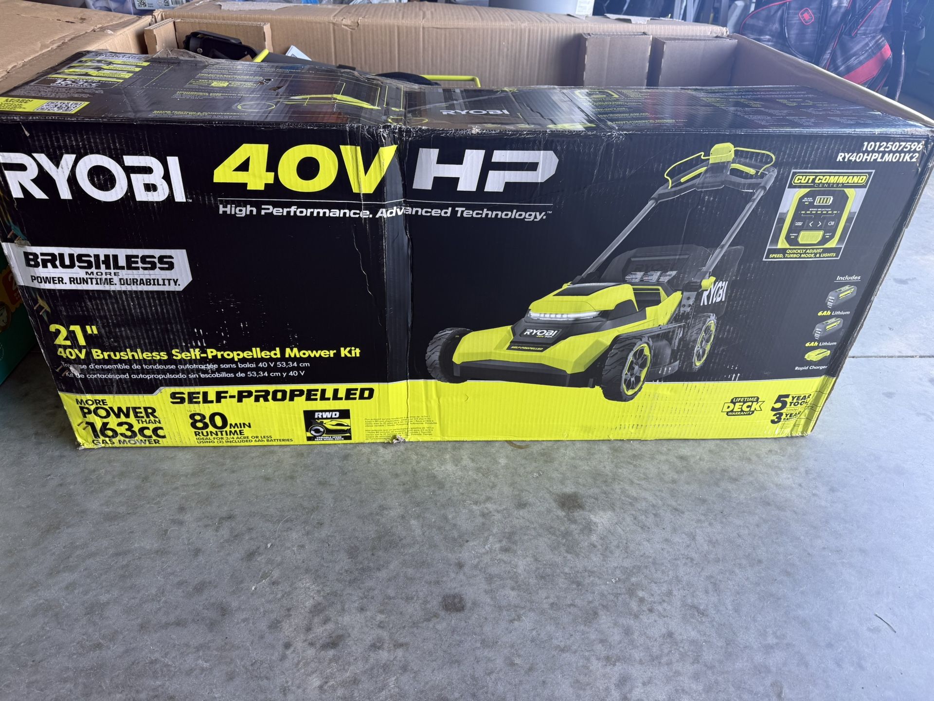 Ryobi 40V 21” Lawn Mower