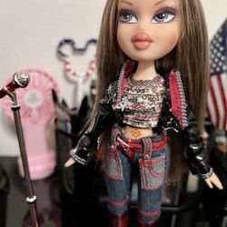 Bratz Rock Angelz Cloe with Tattoo Rare Fashion Doll