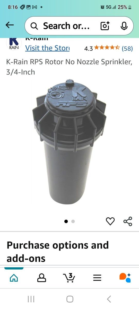 Sprinkler Rotor Set 4
