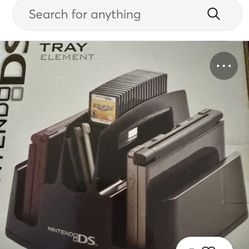 Nintendo DS Black Storage Tray Used 