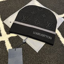 Men’s black LV beanie