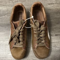 Puma Walt Clyde Frazier Limited Edition Pony Hair Brown Sneakers Men's US Size 9 - Shipping Only / Not Available For Pickup 