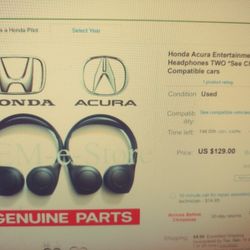 Honda Pilot Wireless Headphones