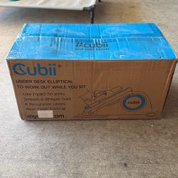 Cubii Jr. Under Desk Elliptical Pedal Exerciser New in Box Model F3A2 Black Teal Brand New