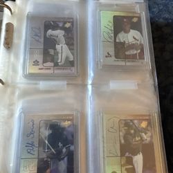 2000 Upper Deck Baseball SPX Complete Set 1-196 W All Autographs