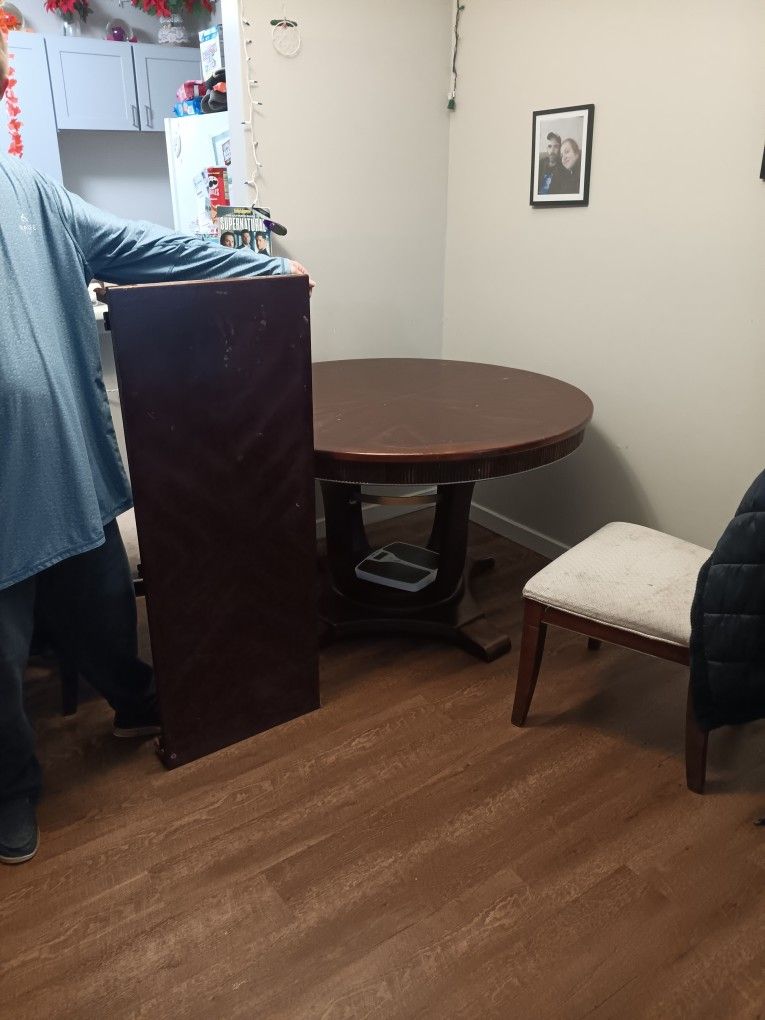 Wood Tableand Chairs Free