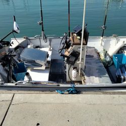 16' Fishing Boat And Trailer . Pinks In Hand 